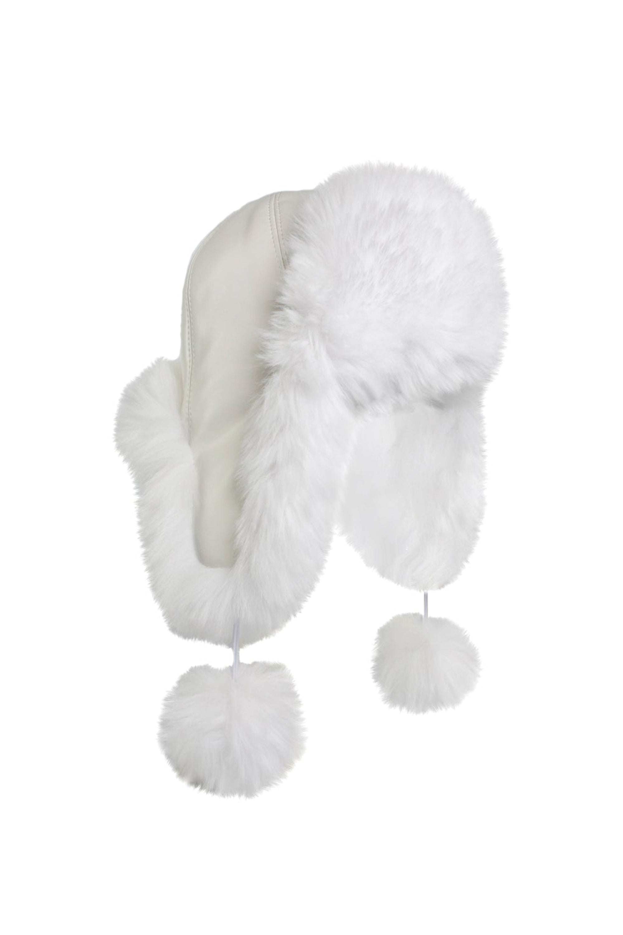 FUR HAT UMKA white