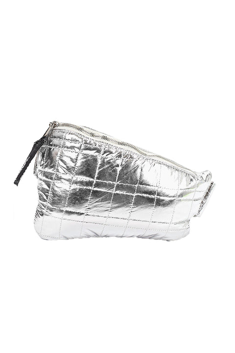 BAG LIVER silver quilted - ONE SIZE / Silver - ACCESSORIZE