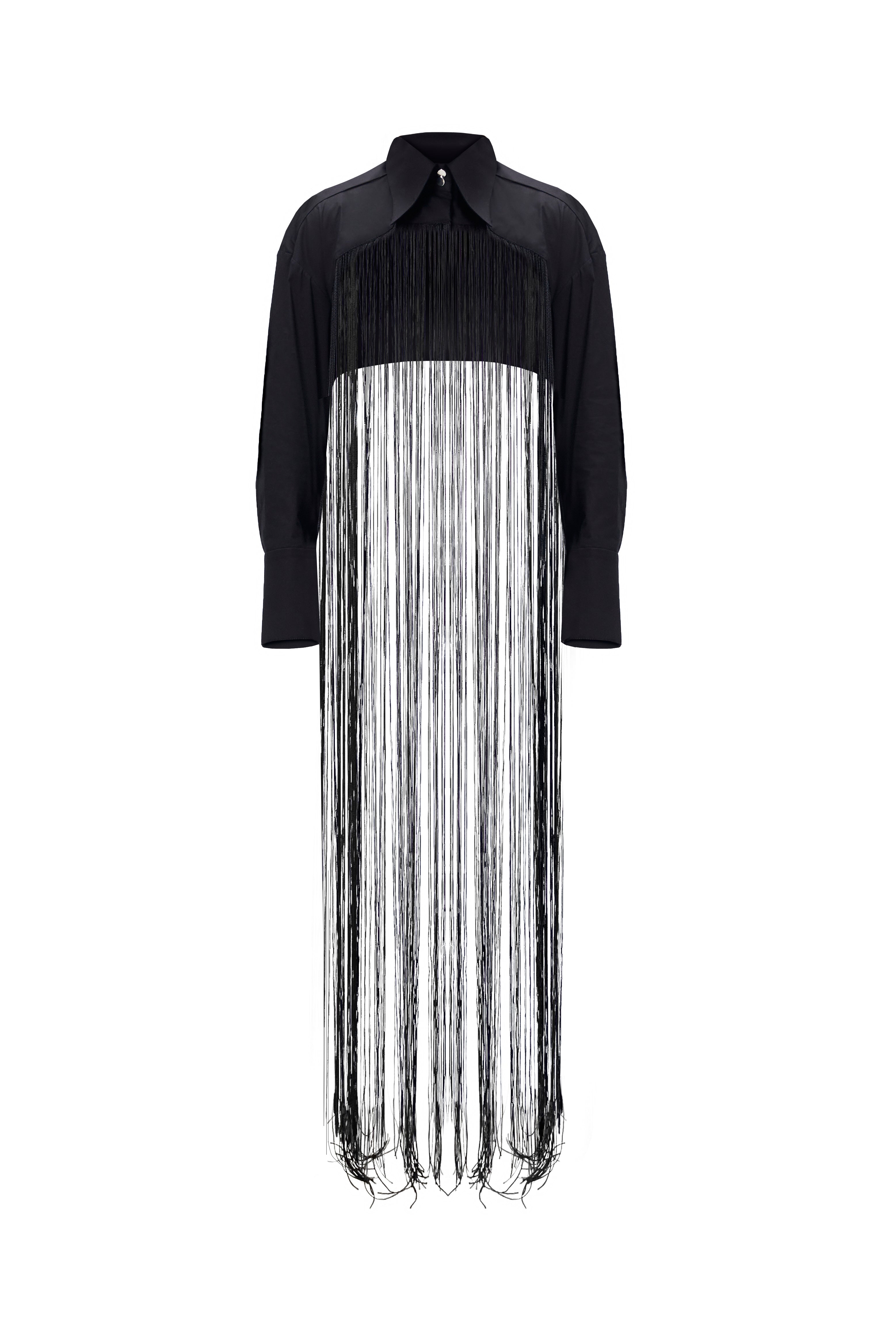 BOLERO Sleeves Guru Black Fringe