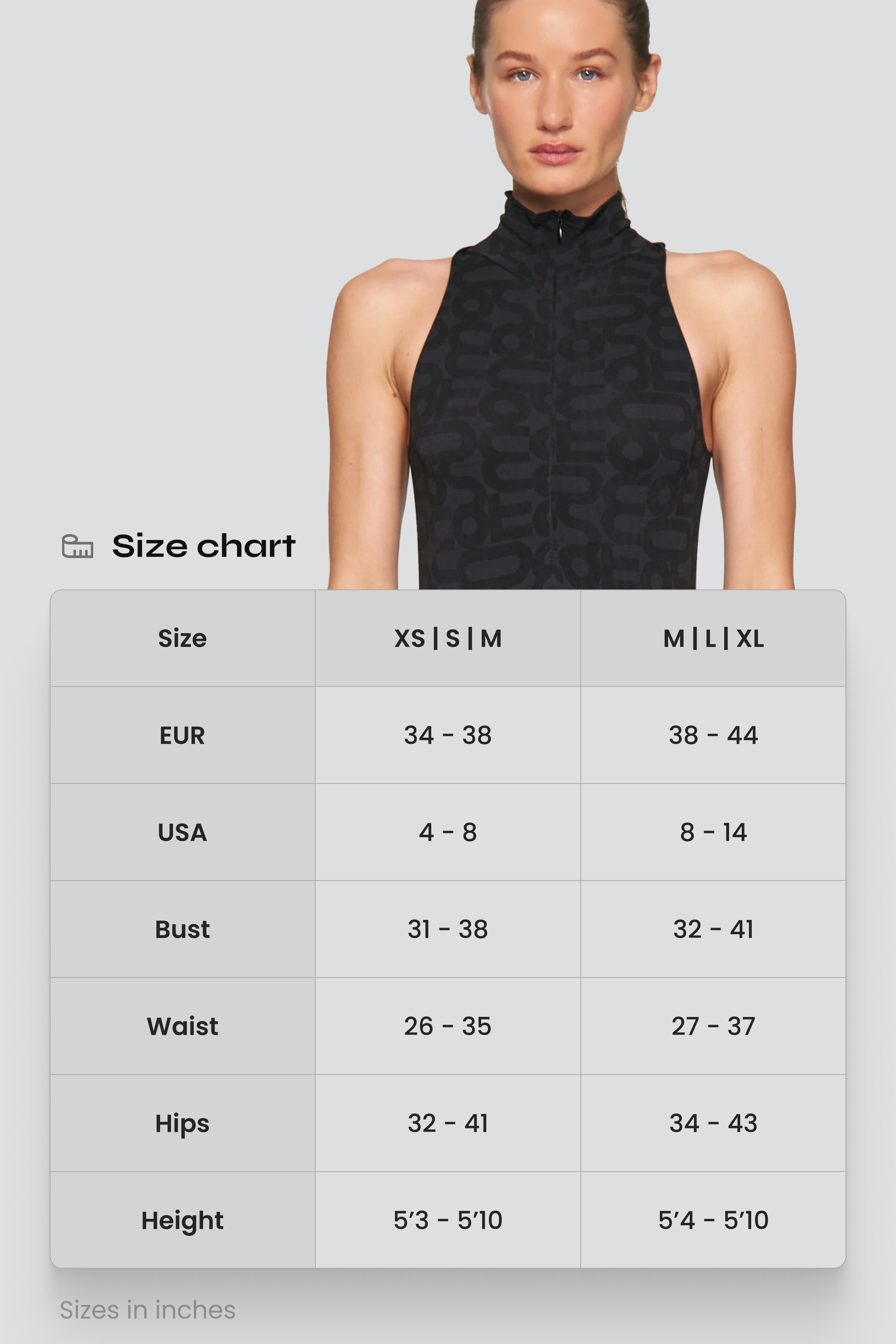 Black Seamless High Neck Sleeveless Full ECO Bodysuit