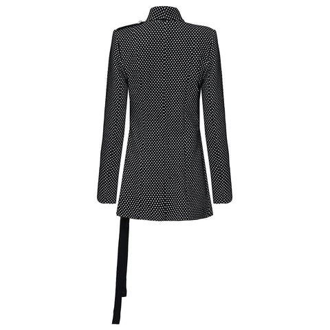 BLAZER EVERYTHING POSSIBLE dots black - TOP