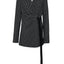 BLAZER SHORT dots black - TOP