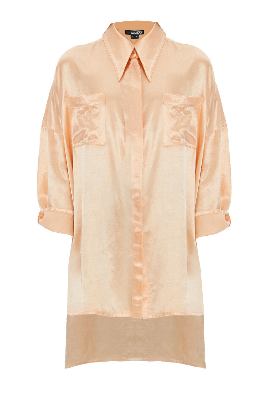 BLOUSE Boyfriend Peach - One size / Peach - Top