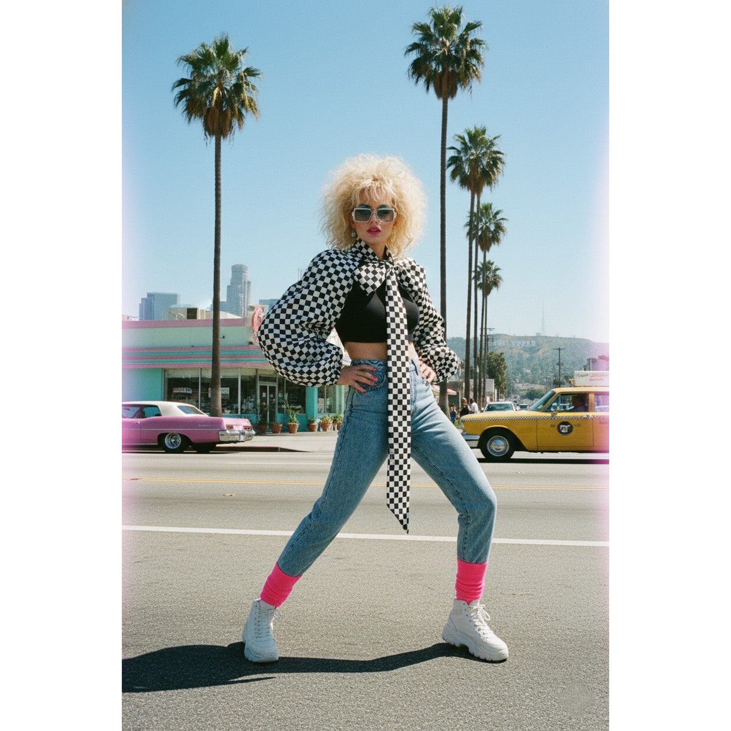 BOLERO Sleeves Checkered