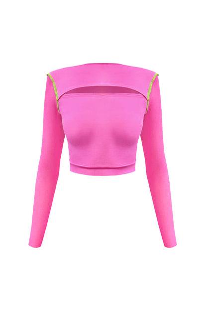 CROPTOP Erratic Pink - Top