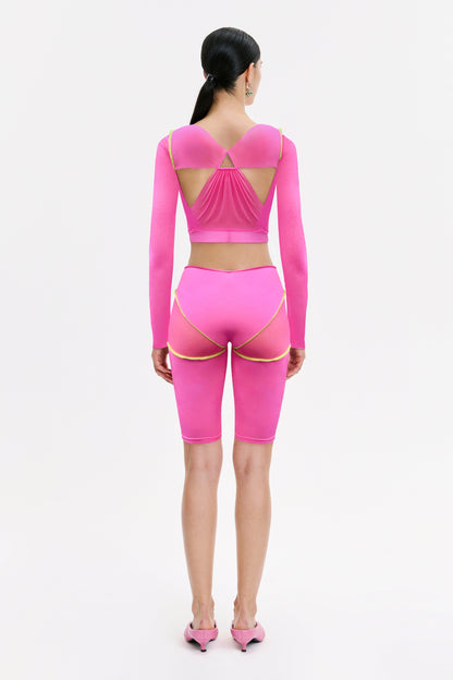 CROPTOP Erratic Pink - Top