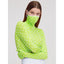 CROPTOP MASK RING lime - TOP