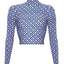 CROPTOP RING blue - TOP