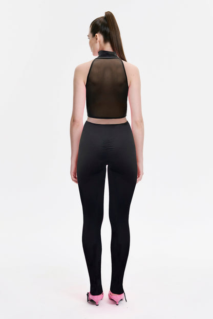 CROPTOP SENSE black - S-M - Top