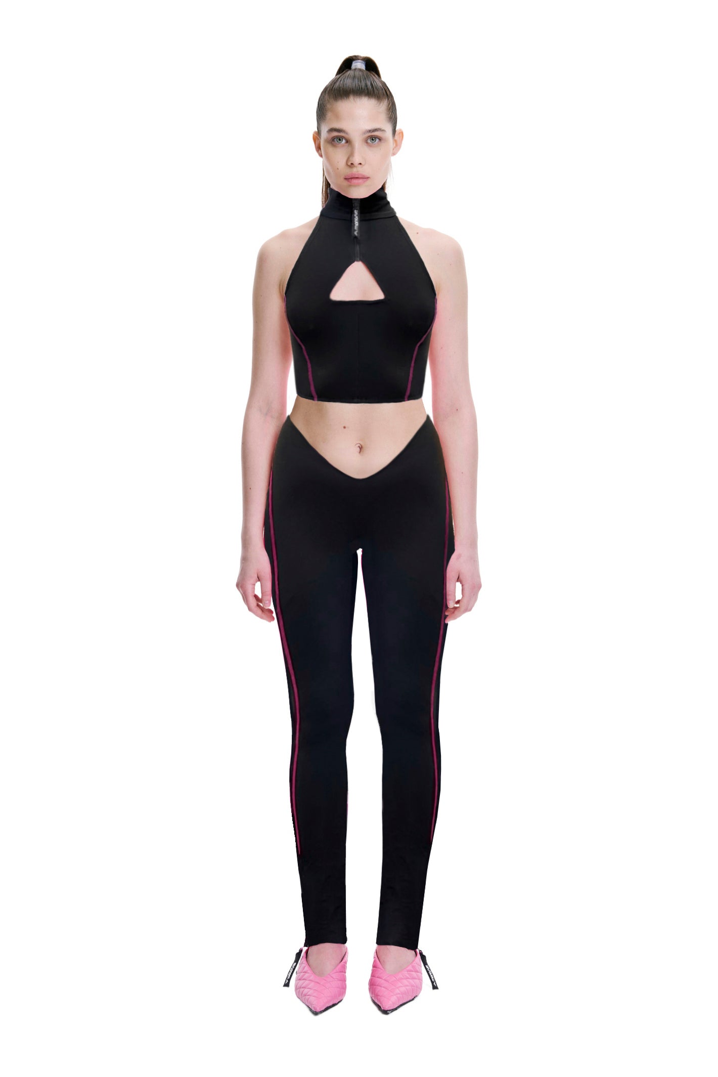 CROPTOP SENSE black - S-M - Top