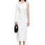 DRESS ASYMMETRIC white - DRESS