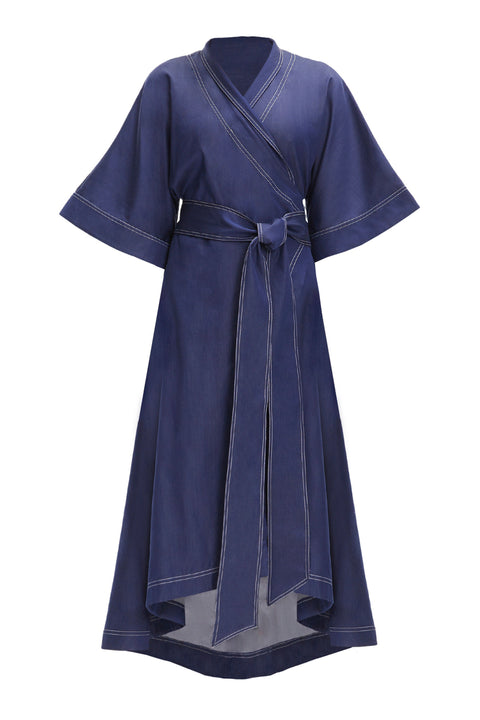 DRESS DALAI MAMA blue - S-L / Blue - DRESS