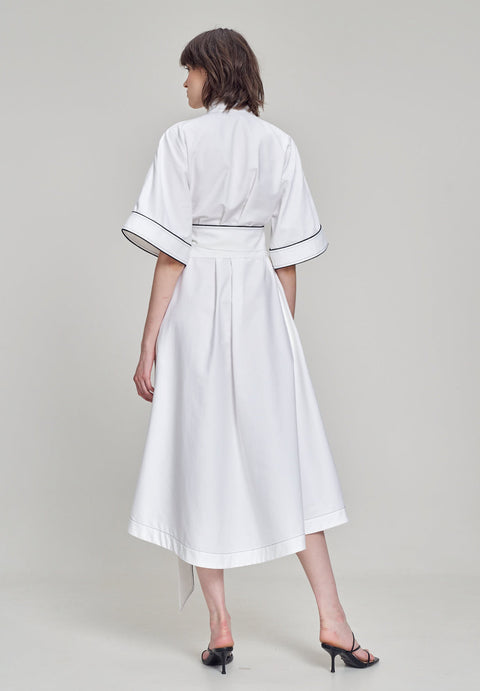 DRESS DALAI MAMA white - S-L / White - DRESS