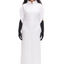 DRESS LEA NARROW PLUS SIZE white - DRESS