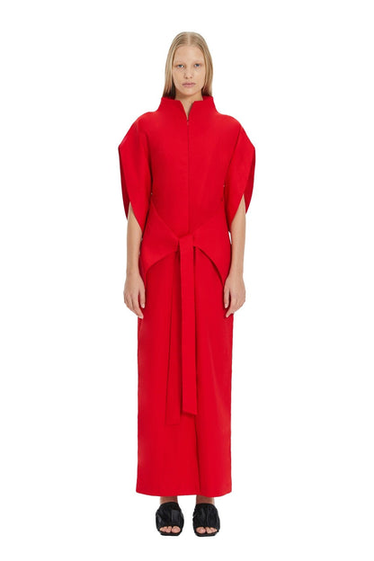 DRESS Lea Narrow Red - Dresses