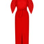 DRESS LEA NARROW red - DRESS