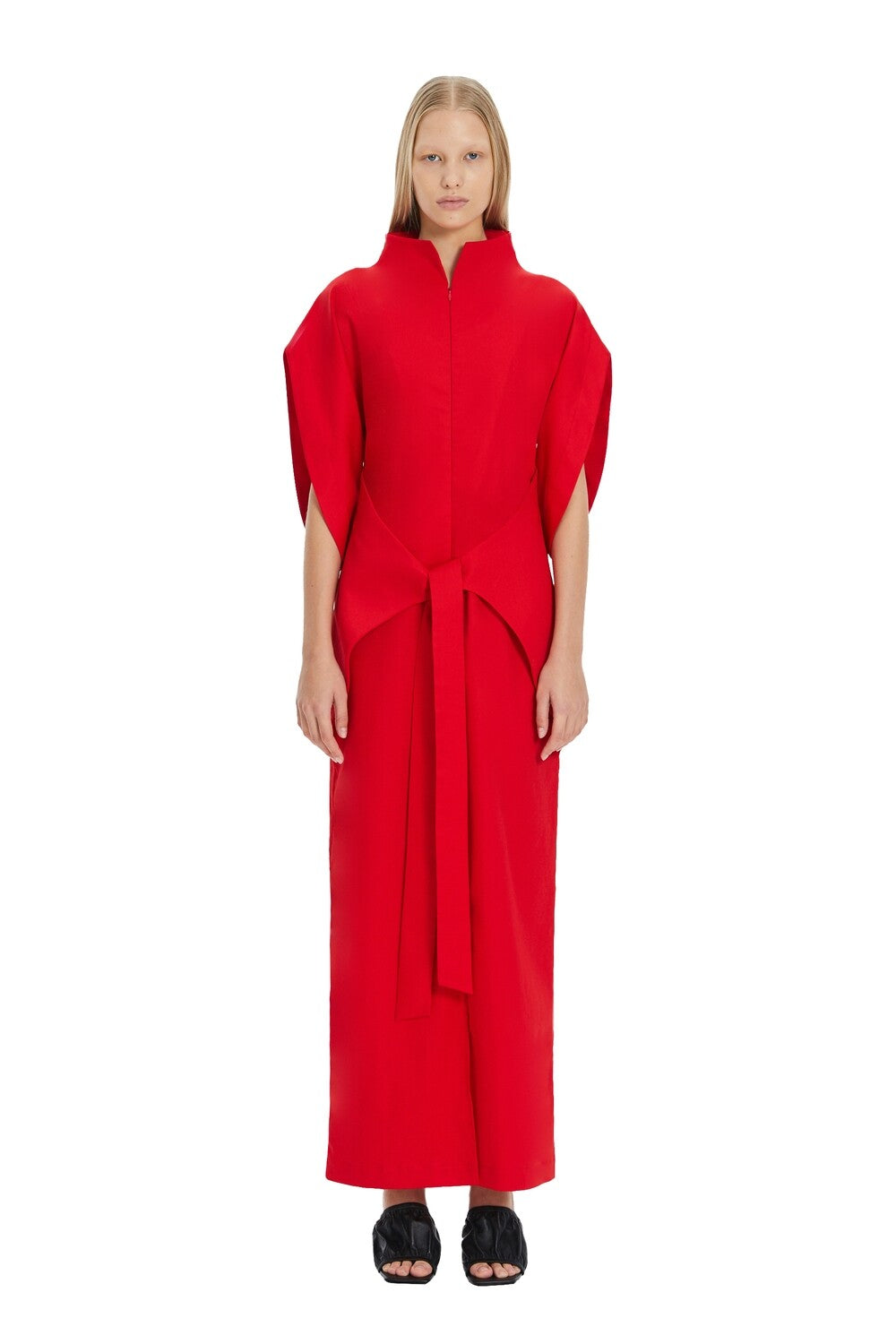 DRESS LEA NARROW red - DRESS