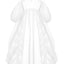 DRESS MAY white - DRESS