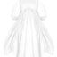 DRESS MAY white - DRESS