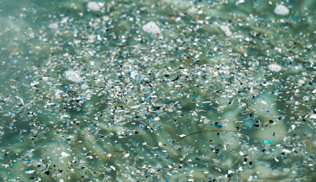 Microplastics in water