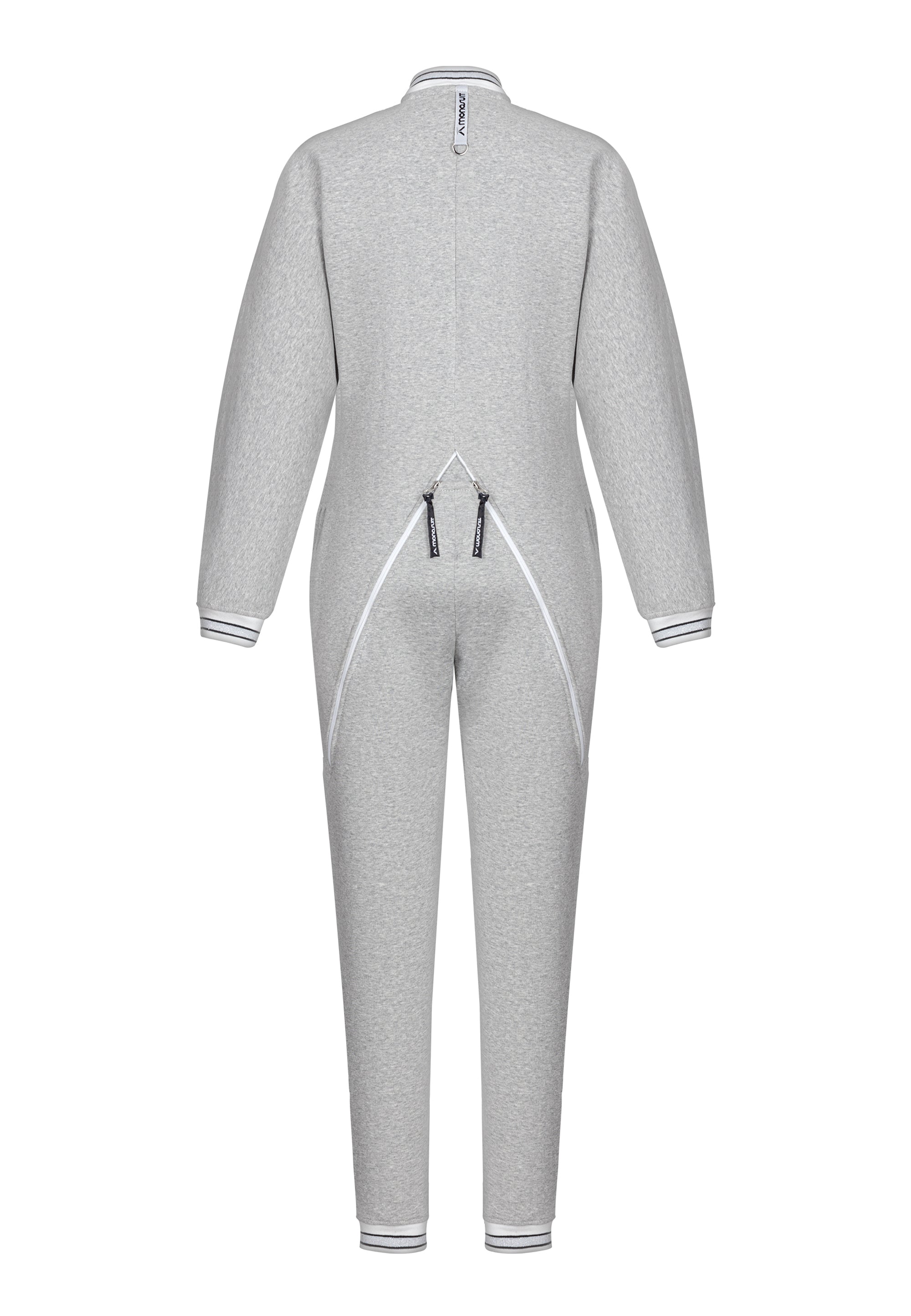 GREY JUMPSUIT BOMBERSUIT TST