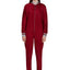 JUMPSUIT BOMBERSUIT red velvet - MONOSUIT