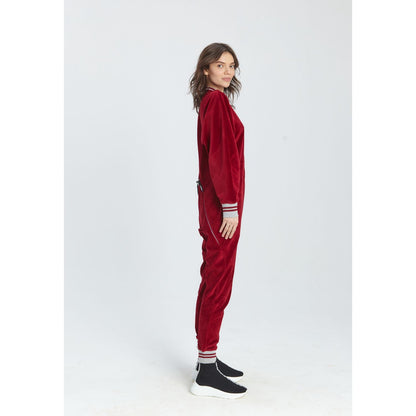 JUMPSUIT Bombersuit Red Velvet - Jumpsuit