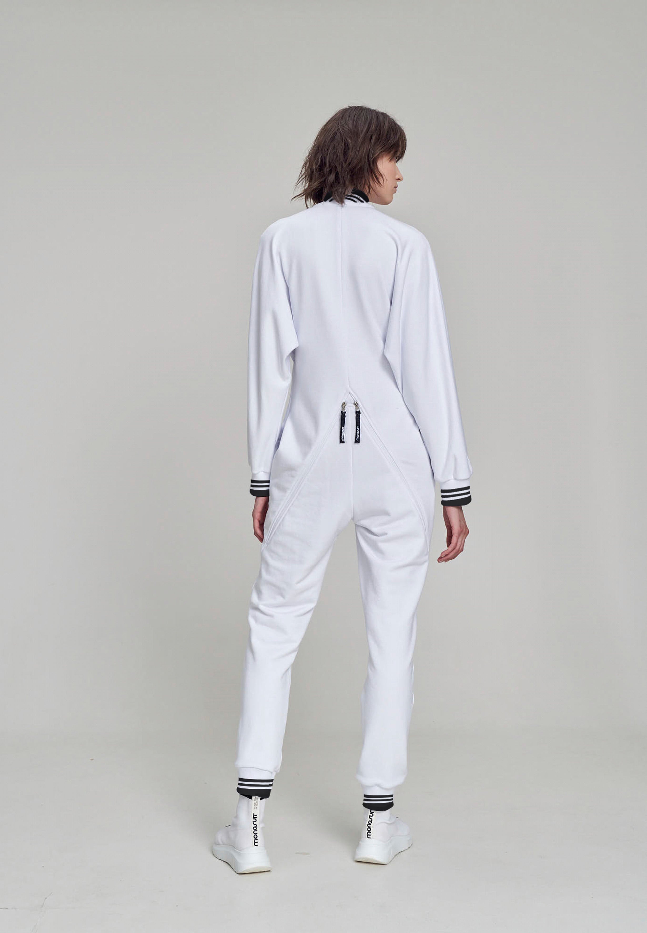 JUMPSUIT Bombersuit White - Jumpsuit