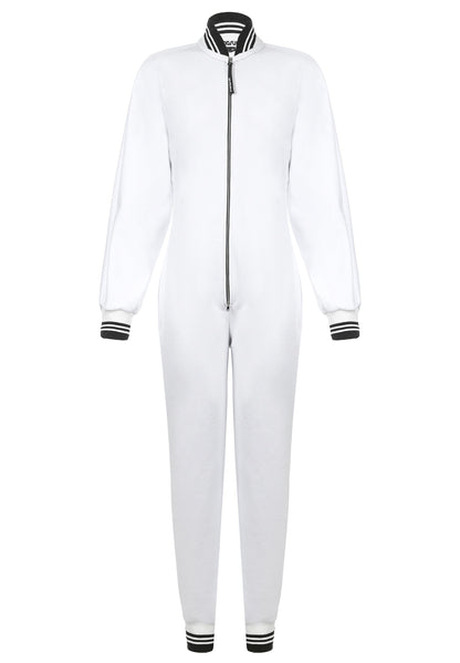 JUMPSUIT Bombersuit White - Jumpsuit