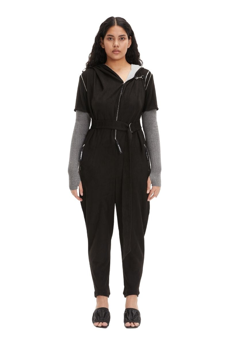 JUMPSUIT GAGA PLUS SIZE black - MONOSUIT