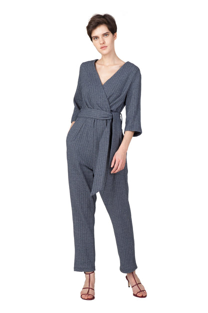 JUMPSUIT Monday Grey-Blue - Jumpsuit