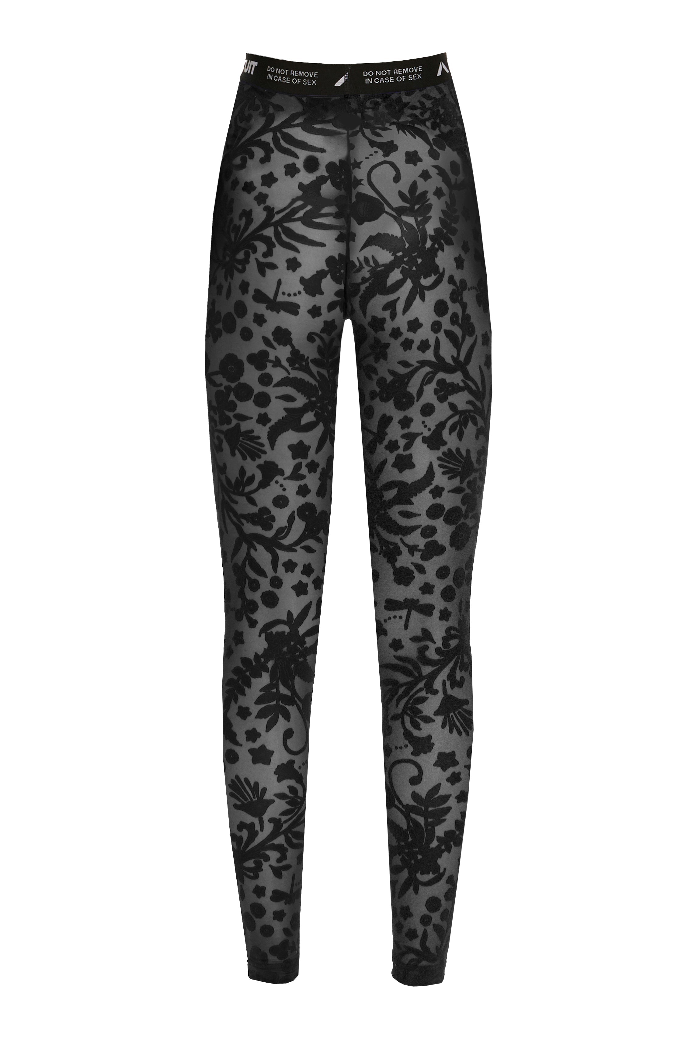 LEGGINGS Flora Black - Leggings