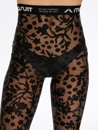 LEGGINGS Flora Black - Leggings