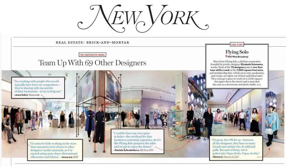 New York magazine team up designers