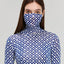 MONOSKIN DRESS-LONGSLEEVE GLOVES MINI blue - DRESS