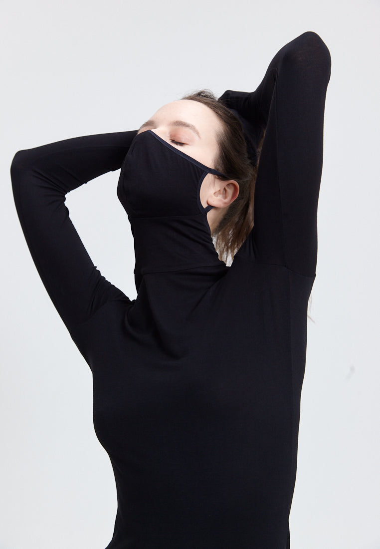 MONOSKIN DRESS MASK black N6 - DRESS