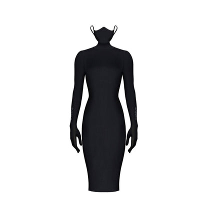 MONOSKIN DRESS MASK black N6 - DRESS