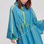 PONCHO blue - S-L / Blue - TOP