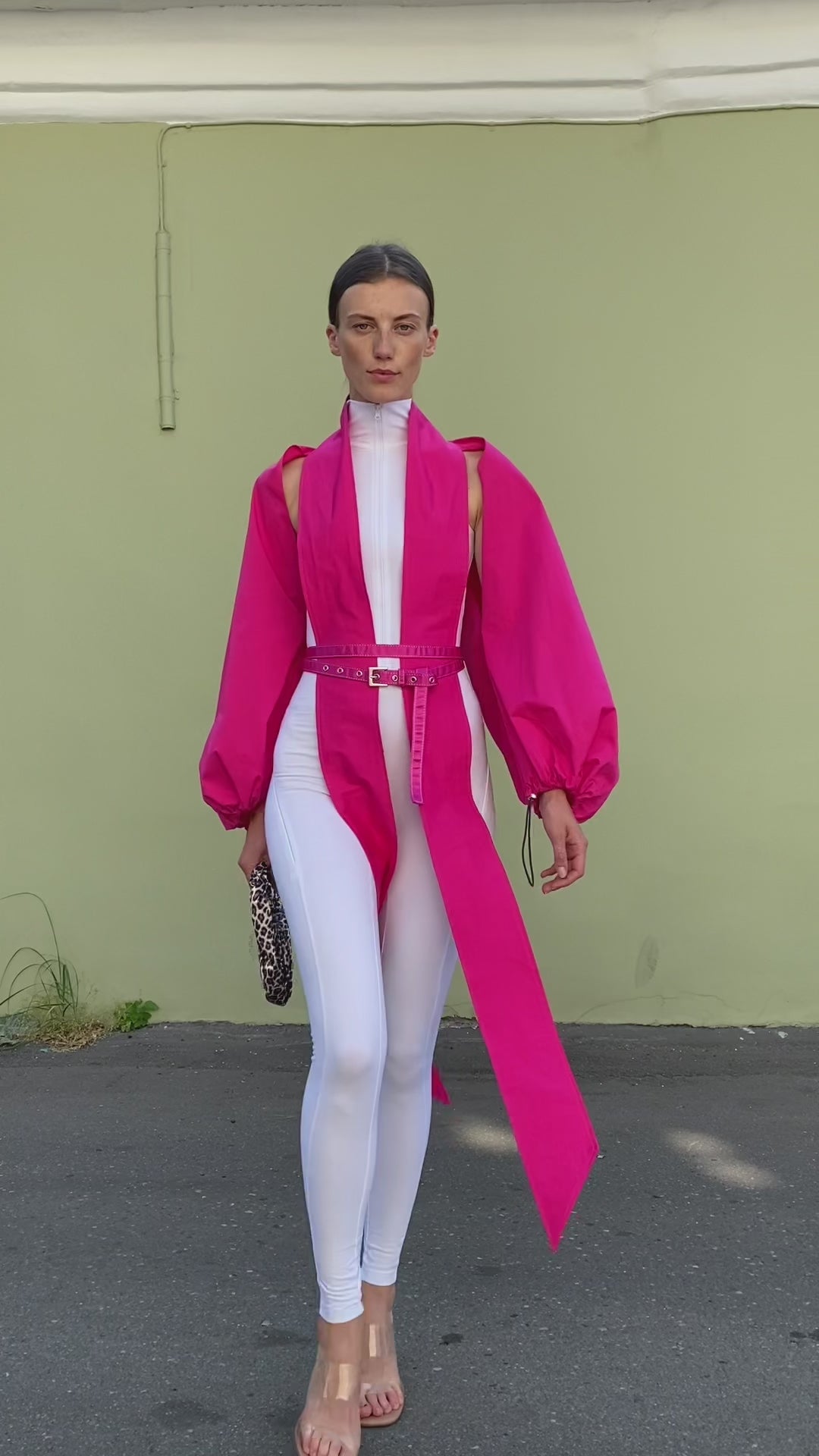 BOLERO SLEEVES fuchsia