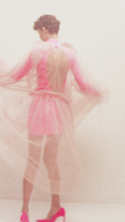 DRESS MAY pink SS