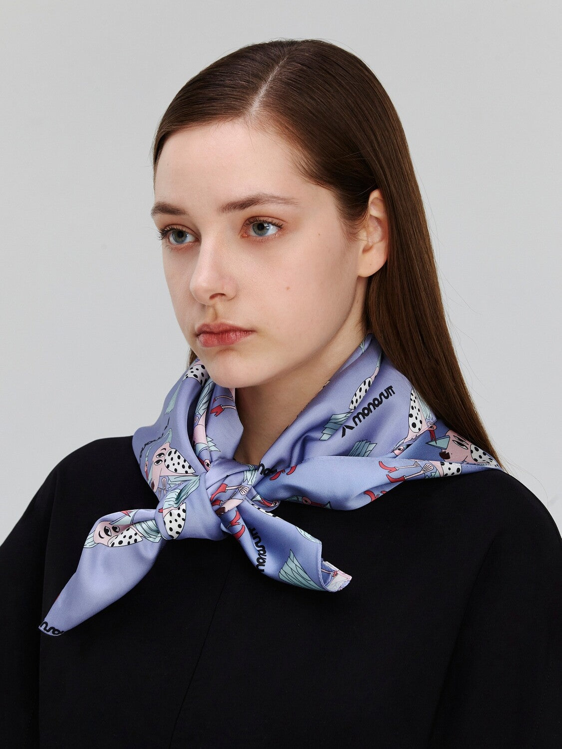 SCARF MONOSUIT X SUVOROVA blue - One size / Blue -