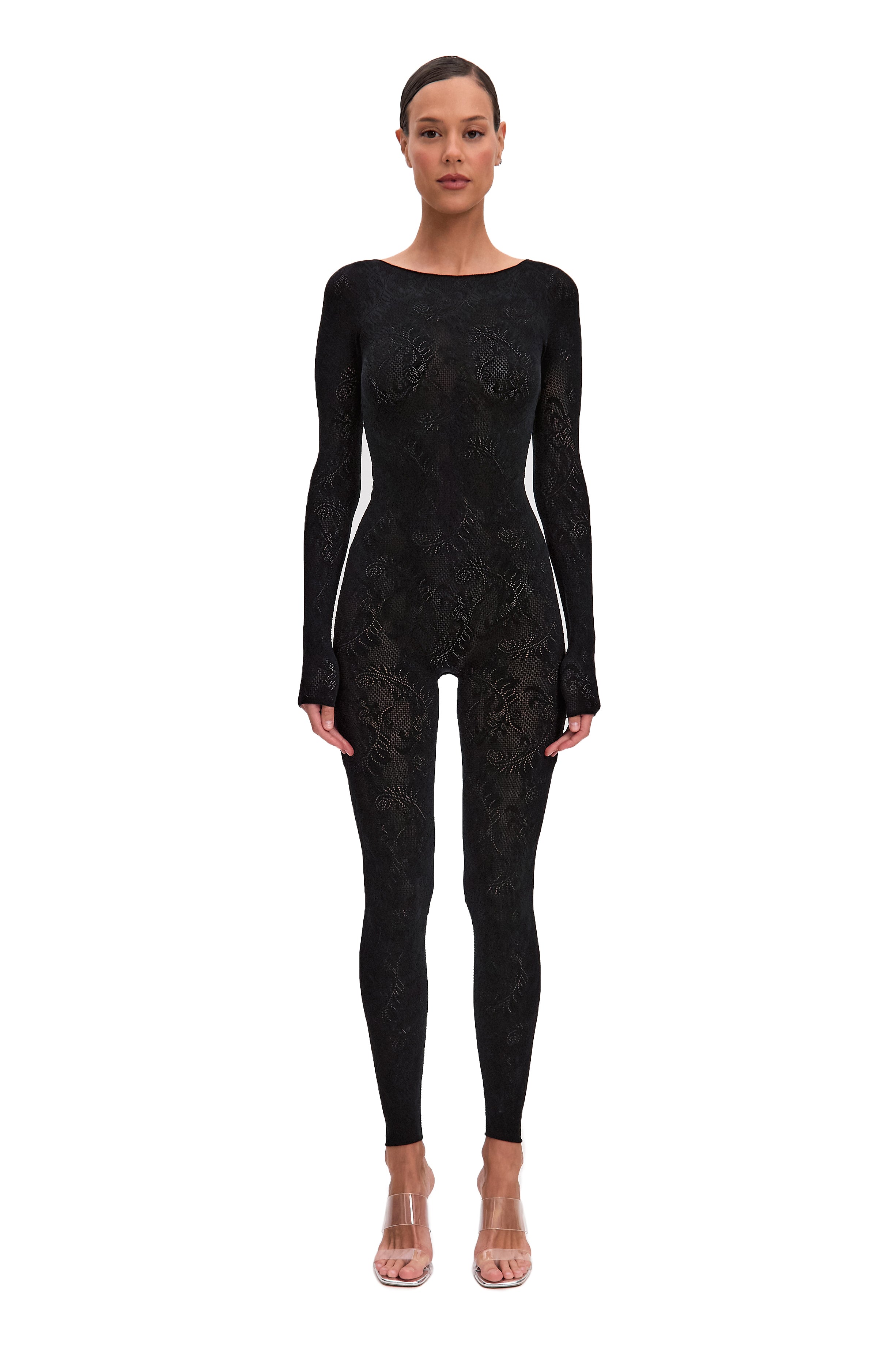 Women's Long Sleeve Bodysuit — Ribbed, Full Body, and Stylish Designs ...