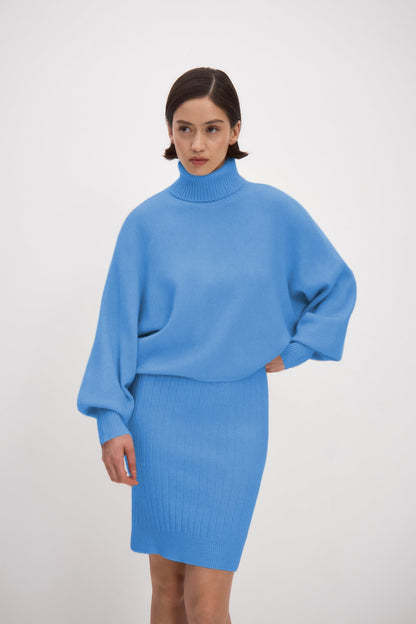 Set Sweater & Dress Stellar Harmony Blue - One Size / Blue