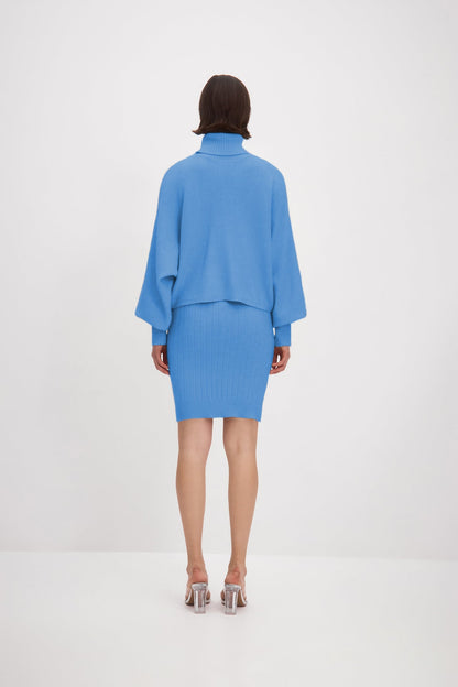 Set Sweater & Dress Stellar Harmony Blue - One Size / Blue