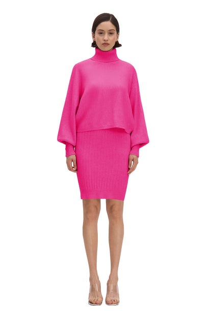 Set Sweater & Dress Stellar Harmony Pink - One Size / Pink