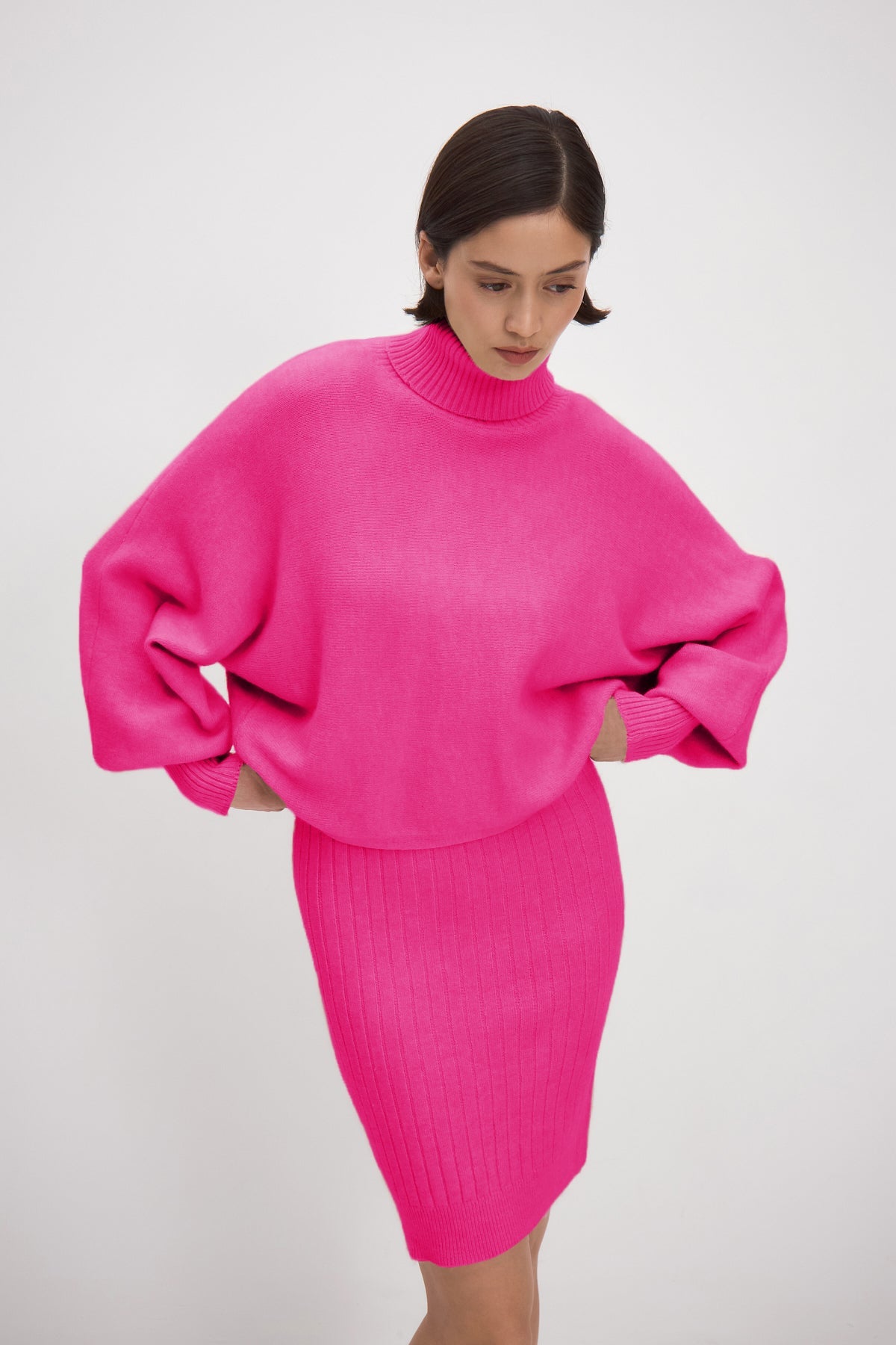 Set Sweater & Dress Stellar Harmony Pink - One Size / Pink