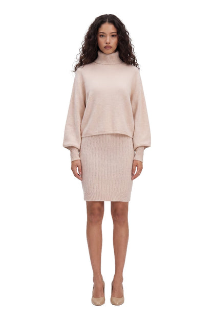 Set Sweater & Dress Stellar Harmony Beige - MONOSUIT Set Sweater & Dress Stellar Harmony Beige - MONOSUIT